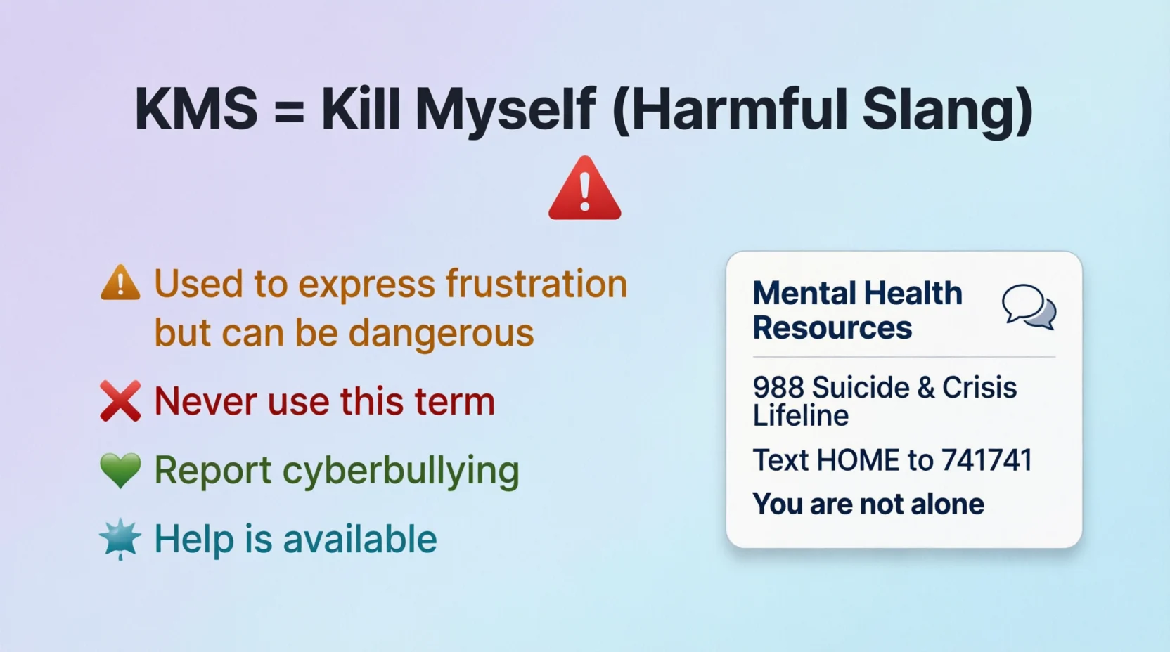KMS Slang Meaning EXPLAINED 2026