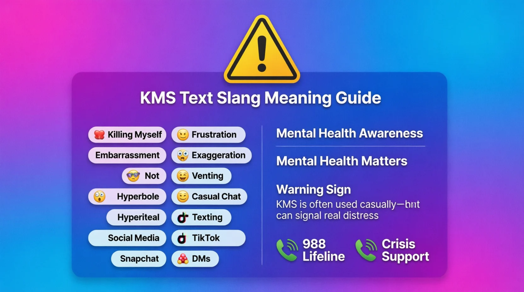 KMS Full Form Mean in Text 2026