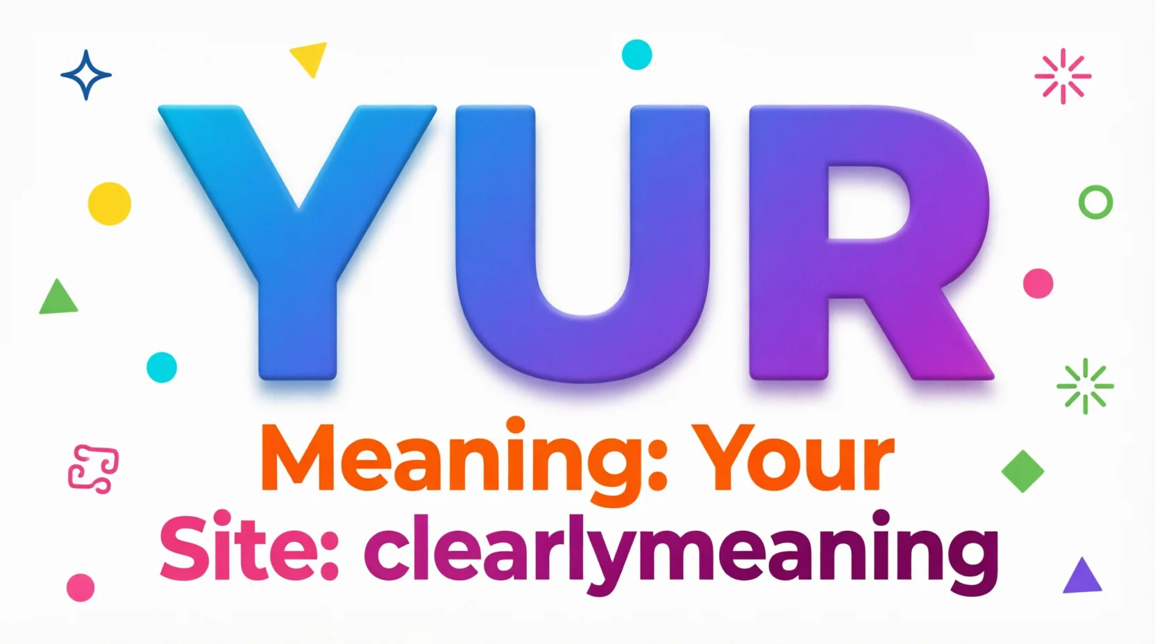 Yur Meaning Mean in Text Real 2026